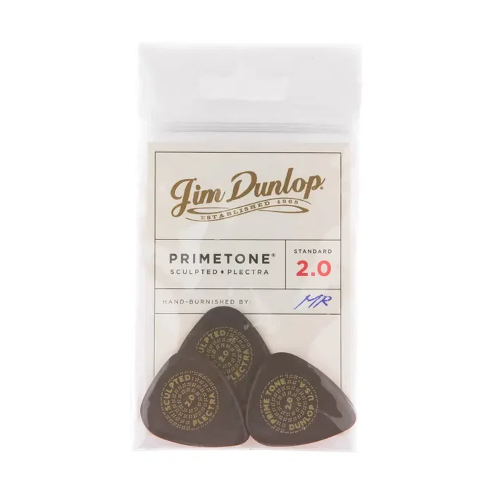 Dunlop Púas Primetone Standard Smooth 2,0 mm (Pack de 3)