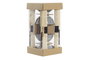 DKD Home Decor Set de Sushi 16 Piezas de Bambú y Gres Negro y Natural