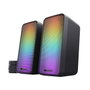 Trust Gaming Altavoces GXT 611 WEZZ 2.0 con Iluminación RGB