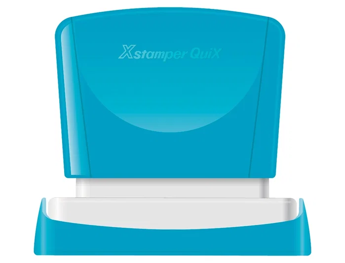 X'stamper Sello Personalizable Q-13 Color Negro Medidas 13x49 mm