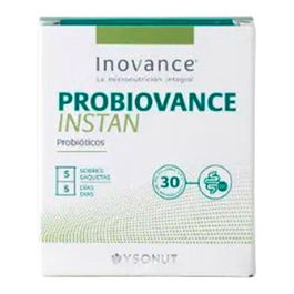 INOVANCE Probiovance Instant 5 Sbrs Probióticos Fibras Vitamina C Polvo Orodispersable 10 Mil Millones UFC