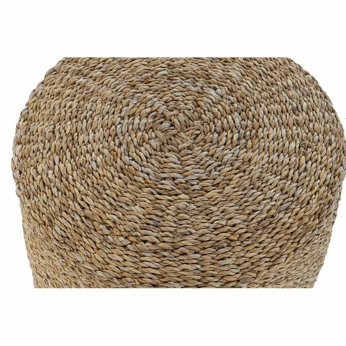 DKD Home Decor Reposapiés de Fibra Natural 40x40x40