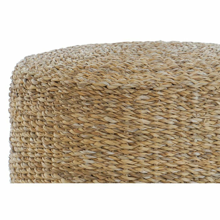 DKD Home Decor Reposapiés de Fibra Natural 40x40x40