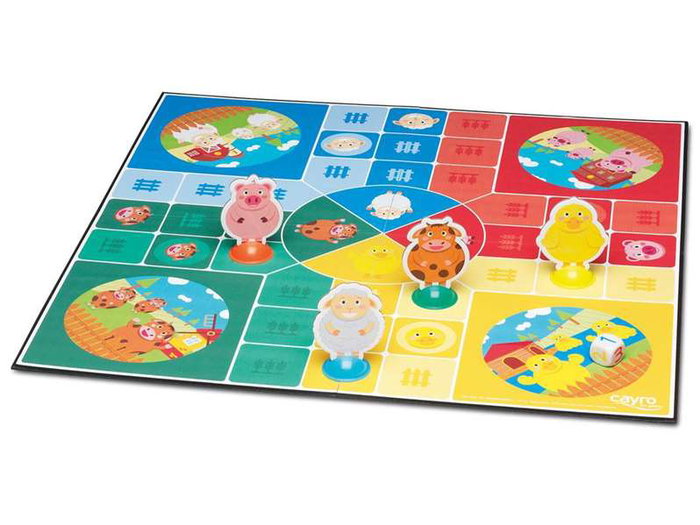 Cayro Mi primer parchís, juego de mesa infantil para 2 jugadores, recomendado a partir de 3 años, apto desde 2 años