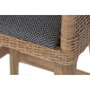 DKD Home Decor Taburete Mindi Ratan Gris