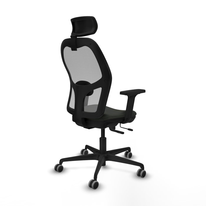PIQUERAS Y CRESPO Silla de oficina Jorquera con mecanismo Sincro/Traslack Negro/Gris