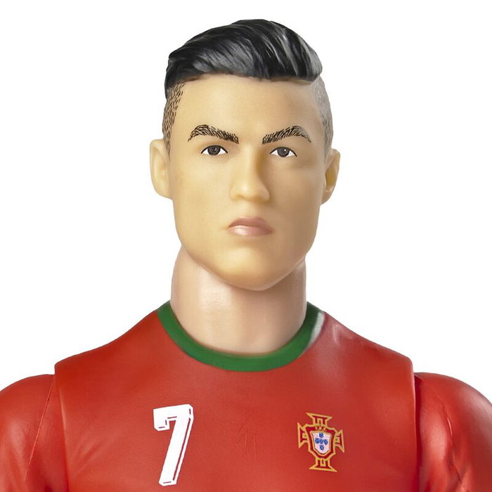 Banbo Toys 83781 Figura Coleccionable Cristiano Ronaldo Portugal 20 cm Réplica Detallada PVC para Fans