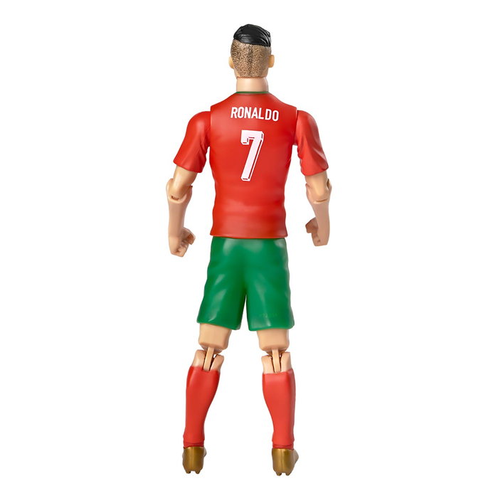 Banbo Toys 83781 Figura Coleccionable Cristiano Ronaldo Portugal 20 cm Réplica Detallada PVC para Fans