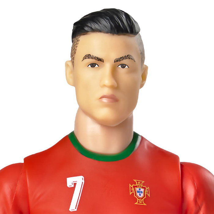 Banbo Toys 83781 Figura Coleccionable Cristiano Ronaldo Portugal 20 cm Réplica Detallada PVC para Fans
