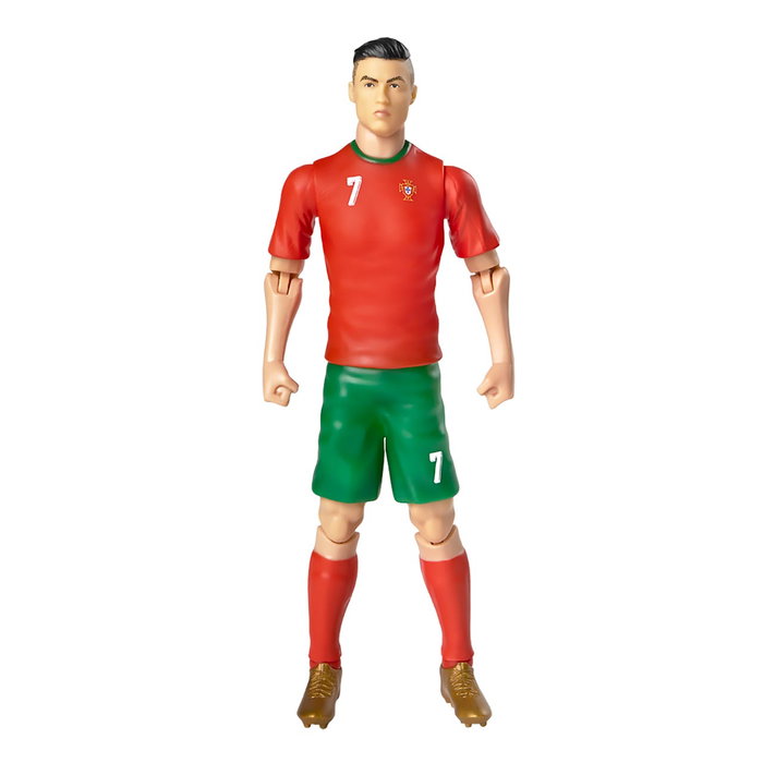 Banbo Toys 83781 Figura Coleccionable Cristiano Ronaldo Portugal 20 cm Réplica Detallada PVC para Fans