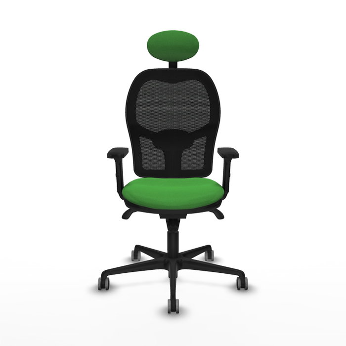 PIQUERAS Y CRESPO Silla de oficina Jorquera Verde y Negra
