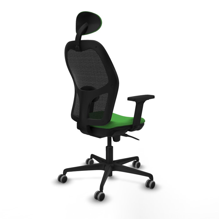 PIQUERAS Y CRESPO Silla de oficina Jorquera Verde y Negra