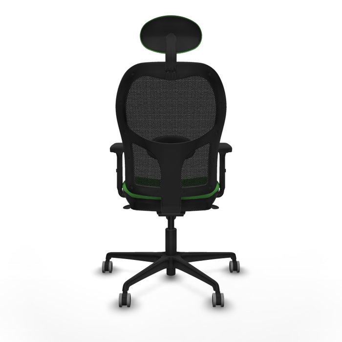 PIQUERAS Y CRESPO Silla de oficina Jorquera Verde y Negra