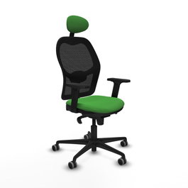 PIQUERAS Y CRESPO Silla de oficina Jorquera Verde y Negra