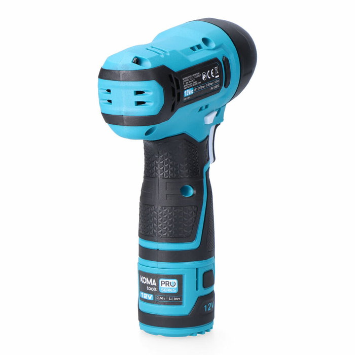 Koma Tools Kit llave de impacto 12V con batería y cargador 12v-im-k, 3/8 pulg.