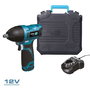 Koma Tools 12v-im-k Kit Llave de Impacto 12V Pro Series, Maletín, Batería 2.0Ah, Cargador 50W, USB-C, 120Nm, 2700RPM, Portallaves 3/8