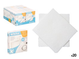Arte Regal Set 20 Toallitas Atrapacolor para Ropa Blanca 12x14x3 cm (Set de 20)