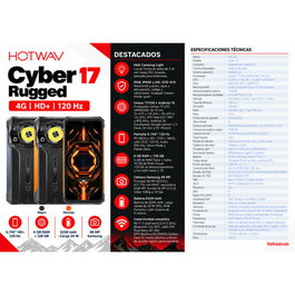 HOTWAV Rugged Cyber 17 6GB RAM 128GB ROM Terra Orange
