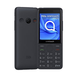 TCL One Touch 4022S Teléfono para Personas Mayores, Botón SOS, Pantalla 2.8", Teclado Grande, Linterna, Dual SIM, 2G, Gris Dark Night Grey