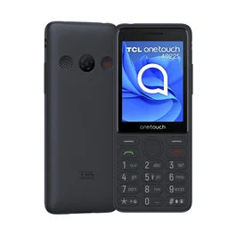 TCL Teléfono Móvil para Personas Mayores One Touch 4022S Gris Oscuro - 2G, Doble SIM, Pantalla 2.8", Radio FM, USB Tipo C
