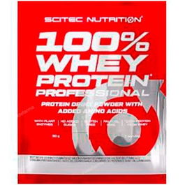 SCITEC NUTRITION 100% Whey Protein Prof. 30G Pistacho Chocolate Blanco Proteína de Suero Suplemento Muscular