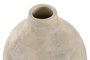 DKD Home Decor Jarrón de Gres Beige con Acabado Desgastado