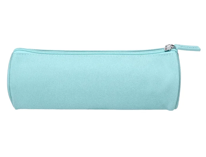 Liderpapel Estuche portatodo Classic cilíndrico ancho azul celeste