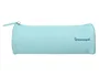 Liderpapel Estuche portatodo Classic cilíndrico ancho azul celeste