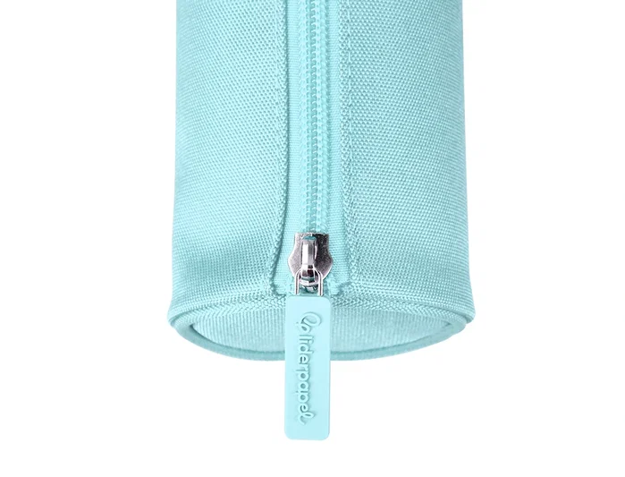 Liderpapel Estuche portatodo Classic cilíndrico ancho azul celeste