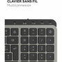 Teclado Mobility Lab KP450W Compact Negro Gris