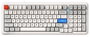 Mchose MC-K99V2-11 Teclado Mecánico Gamer 99 Teclas RGB Inalámbrico Bluetooth/USB-C Blanco