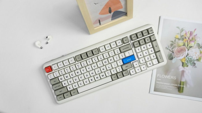 Mchose MC-K99V2-11 Teclado Mecánico Gamer 99 Teclas RGB Inalámbrico Bluetooth/USB-C Blanco Mchose MC-K99V2-11 Teclado Mecánico Gamer 99 Teclas RGB Inalámbrico Bluetooth/USB-C Blanco