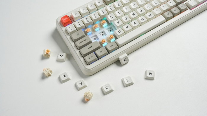 Mchose MC-K99V2-11 Teclado Mecánico Gamer 99 Teclas RGB Inalámbrico Bluetooth/USB-C Blanco Mchose MC-K99V2-11 Teclado Mecánico Gamer 99 Teclas RGB Inalámbrico Bluetooth/USB-C Blanco