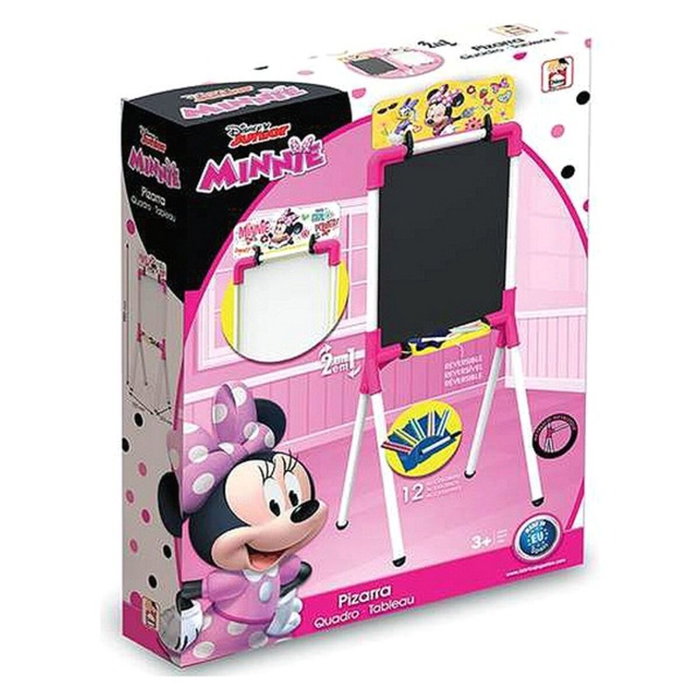 Chicos Pizarra Minnie Reversible con 12 Piezas Chicos Pizarra Minnie Reversible con 12 Piezas