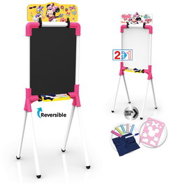 Chicos Mini Pizarra Infantil Minnie 53019 Doble Cara Tizas Rotuladores +3 Años