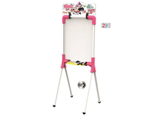 Chicos Mini Pizarra Infantil Minnie 53019 Doble Cara Tizas Rotuladores +3 Años