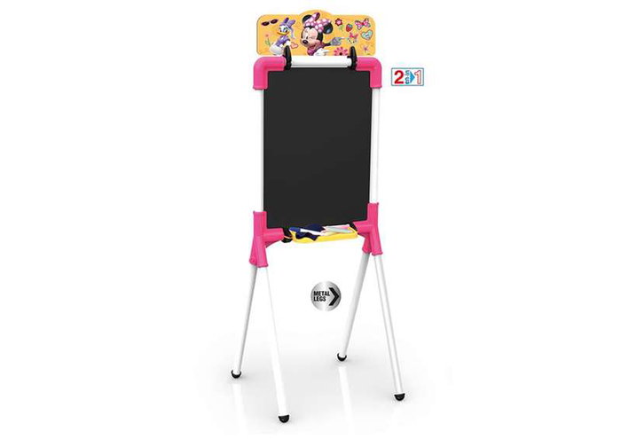 Chicos Mini Pizarra Infantil Minnie 53019 Doble Cara Tizas Rotuladores +3 Años