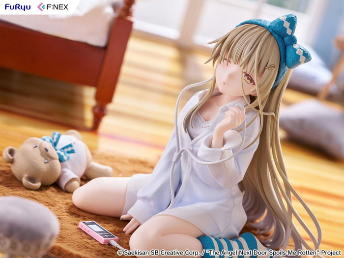 The Angel Next Door Spoils Me Rotten F:Nex Estatua PVC 1/7 Mahiru Shiina Relax Ver. 14 cm