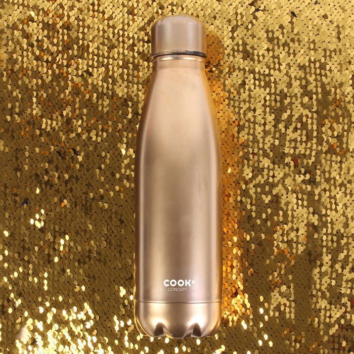 Cook Concept Termo Botella 500 Ml Cobrizo Acero Inoxidable Doble Pared Cook Concept Termo Botella 500 Ml Cobrizo Acero Inoxidable Doble Pared