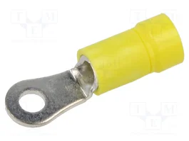 PANDUIT Terminal de ojillo aislado amarillo 3,5mm 4÷6mm²