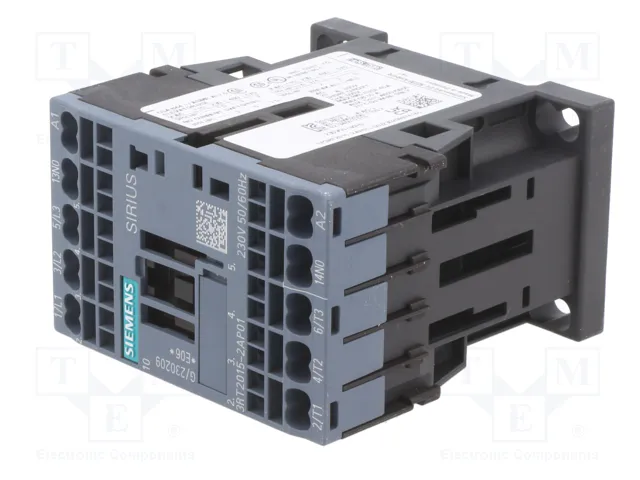 SIEMENS 3RT2015-2AP01 Contactor 3-polar 7A 230VAC