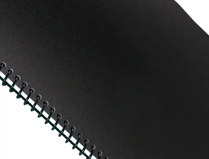 Liderpapel Tapa Encuadernacion Polipropileno A3 0.5 mm Negro Opaco Paquete 100 Unidades