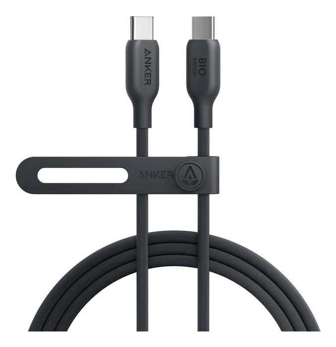 Anker 543 Cable USB-C a USB-C Negro de 1,8 m Anker 543 Cable USB-C a USB-C Negro de 1,8 m
