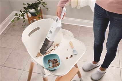 Black+Decker HLVC-315J11 Recogetodo Pelícano 12V con Boquilla Retráctil y Batería de Litio