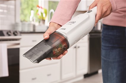 Black+Decker HLVC-315J11 Recogetodo Pelícano 12V con Boquilla Retráctil y Batería de Litio