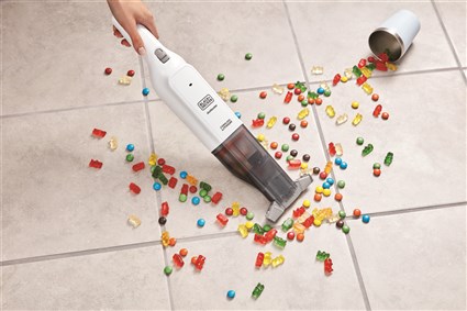 Black+Decker HLVC-315J11 Recogetodo Pelícano 12V con Boquilla Retráctil y Batería de Litio