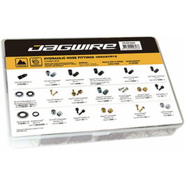 Jagwire Kit de montaje de cable de freno hidráulico compatible con Avid, Formula, Hayes, Magura, Shimano y Tektro