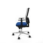 PIQUERAS Y CRESPO Silla de oficina Horna con mecanismo Sincro, Azul y Blanco