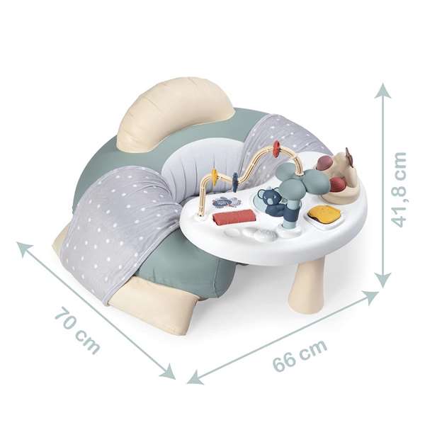 Smoby Asiento acogedor LS Little Smoby con mesa de actividades Smoby Asiento acogedor LS Little Smoby con mesa de actividades