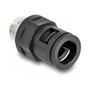 DeLOCK Racor de rosca externa M16 Negro (2 unidades)